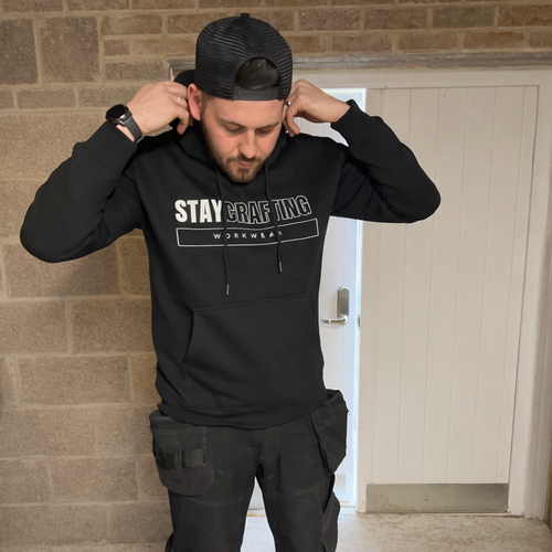 StayGrafting Classic Hoodie Jet Black