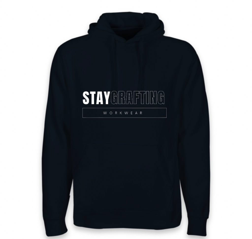 StayGrafting Classic Hoodie Jet Black