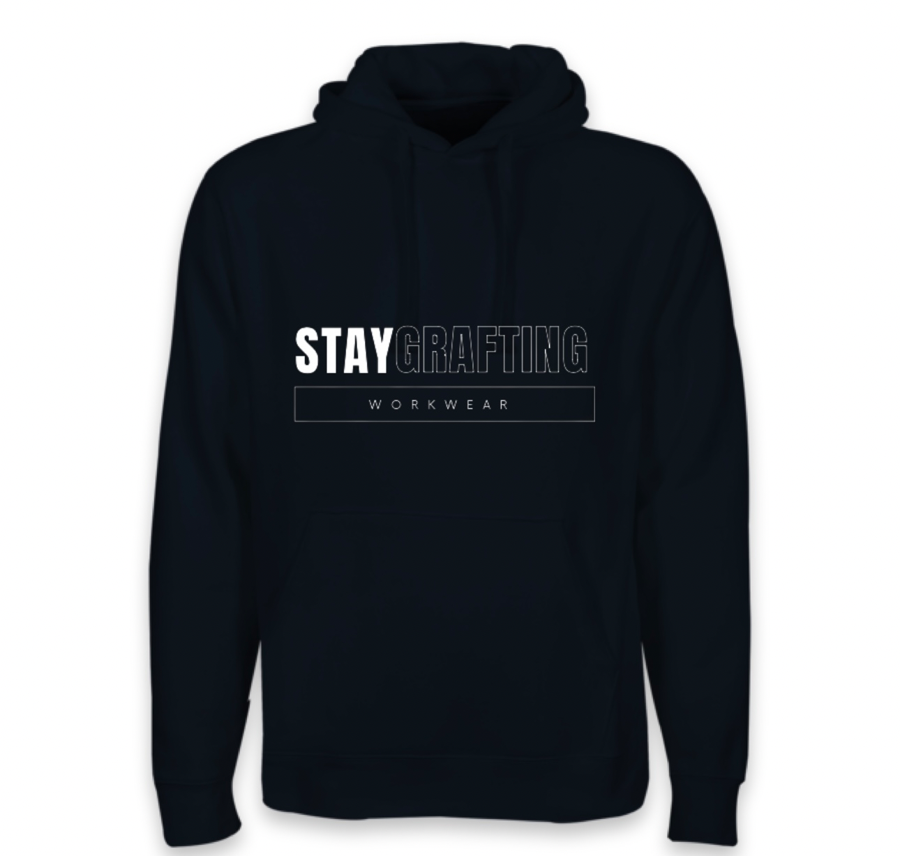 StayGrafting Classic Hoodie Jet Black