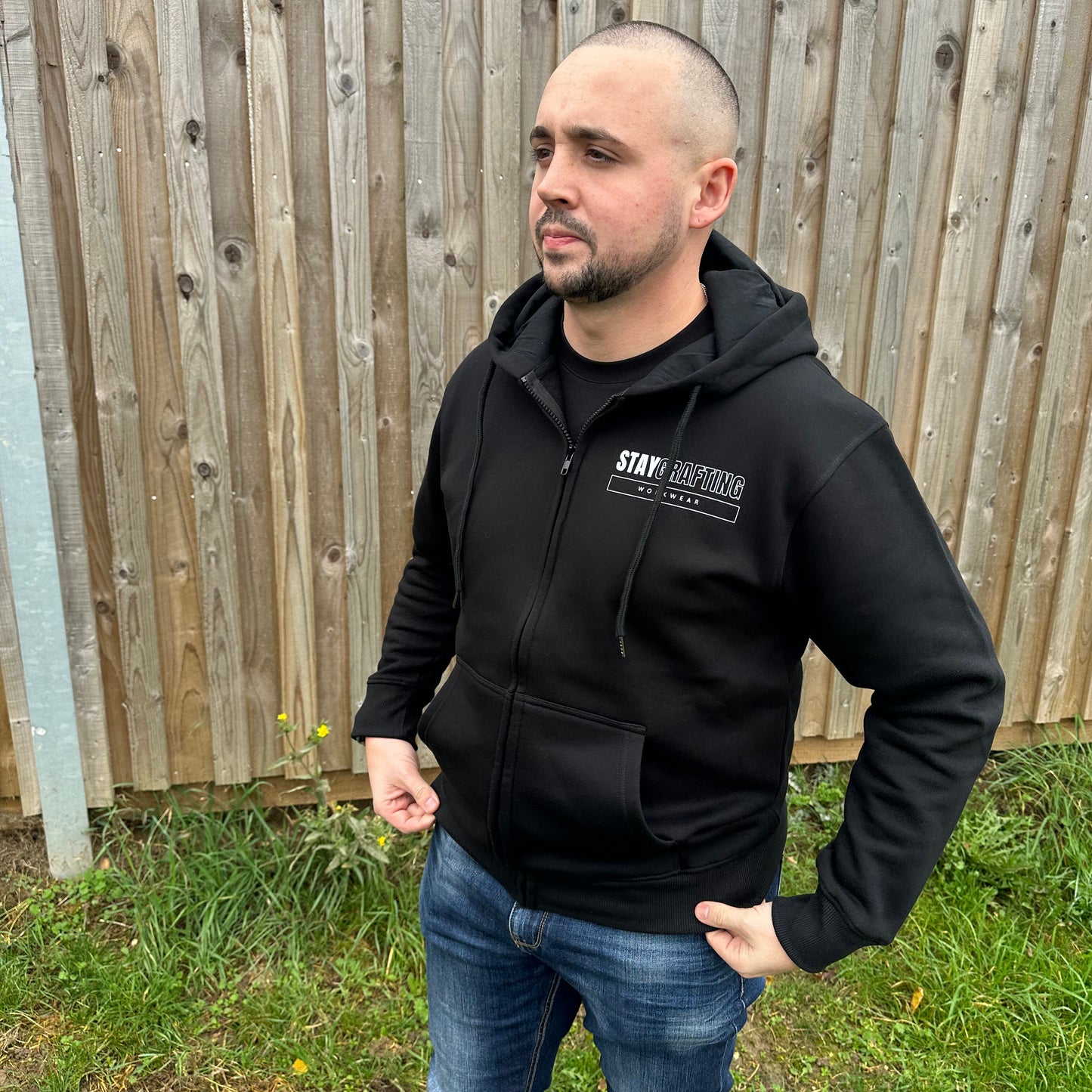 StayGrafting - Double Graft Zipper Hoodie